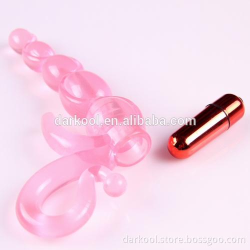 DN011/Wholesale homemade vibrating anal beads sex toys for women vagina anal vibrator